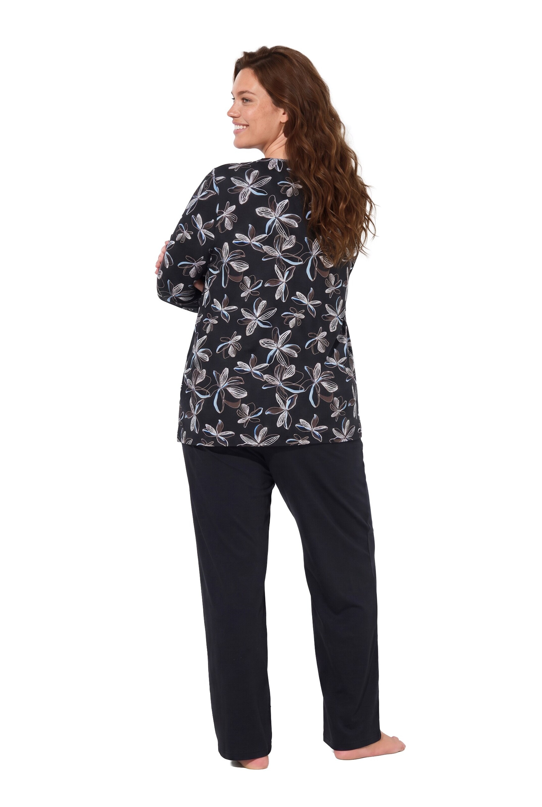 Ulla Popken Pajama in Black