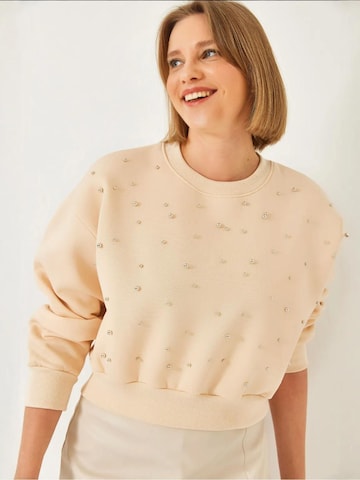 Bianco Lucci - Sweatshirt em bege