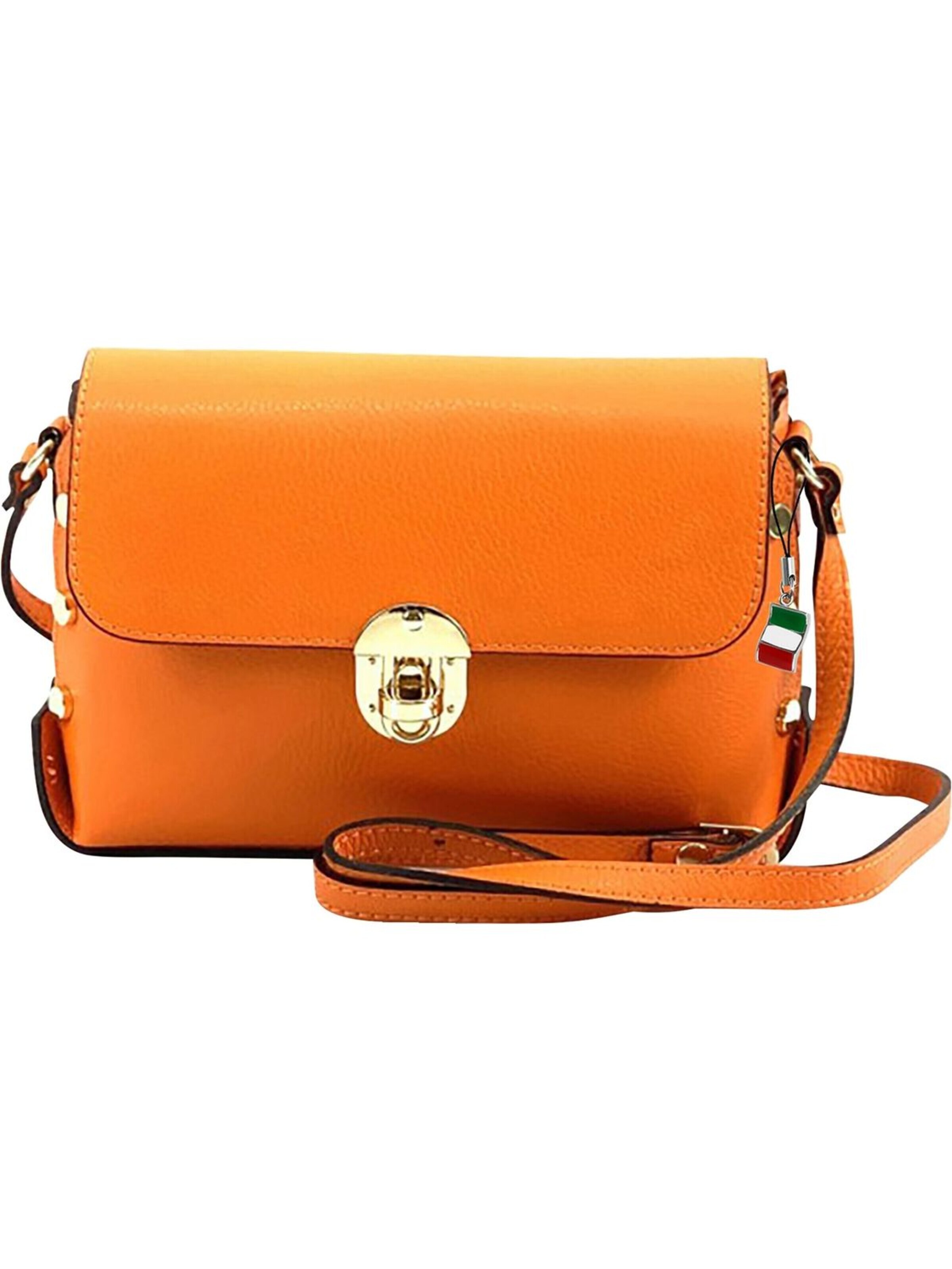 Florence Shoulder Bag in Orange: front