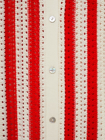 Cardigan 'Cinque' MANGO en rouge
