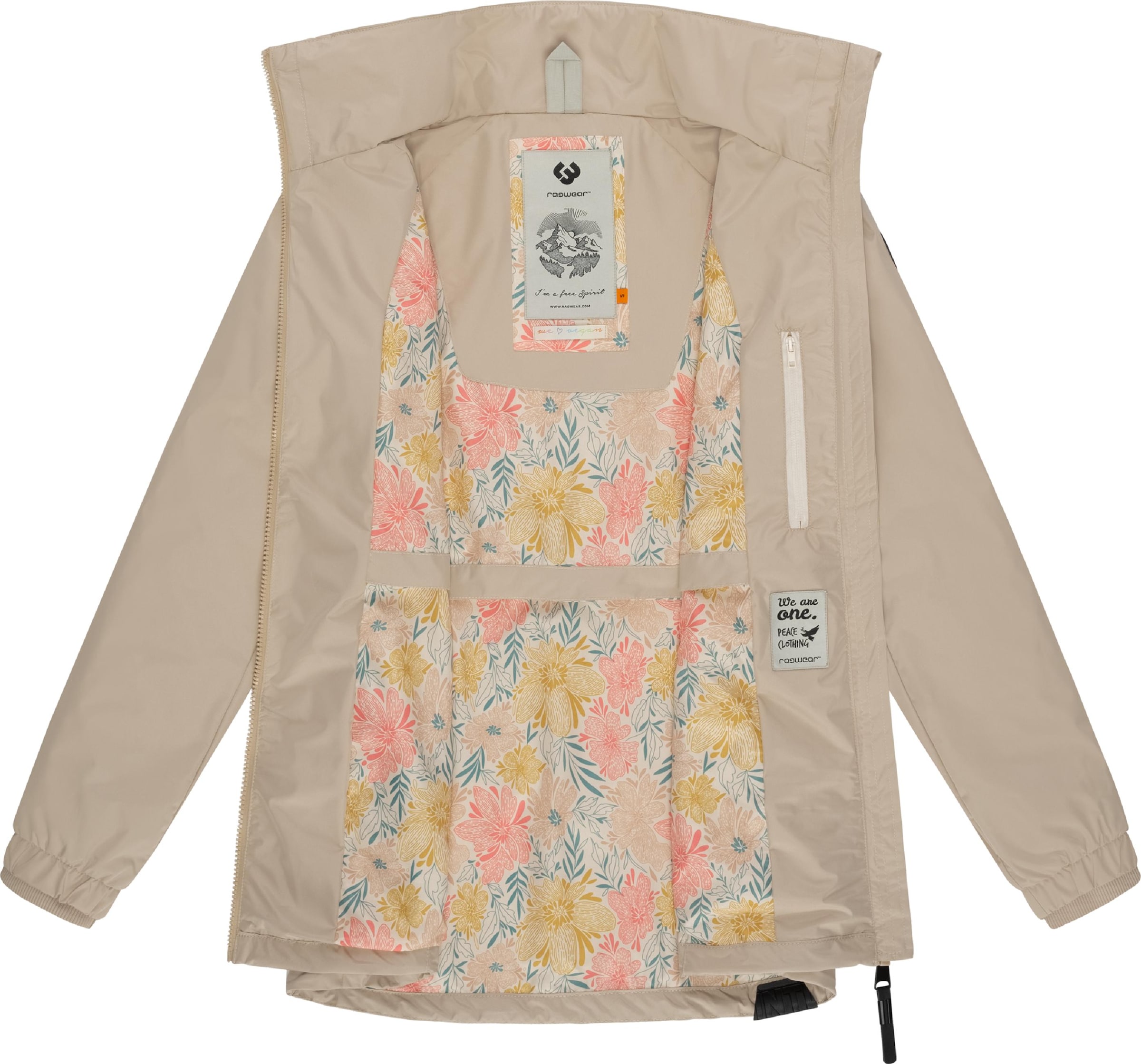 Ragwear Funktionsjacka 'Tacy' i beige