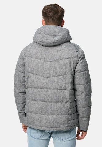 INDICODE JEANS Winterjacke 'Circus' in Grau