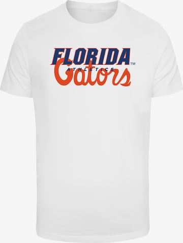 Merchcode Shirt ' Florida Gators' in White: front