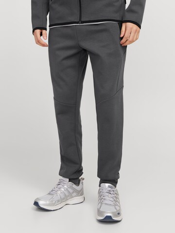 JACK & JONES Tapered Hose in Grau: Vorderseite