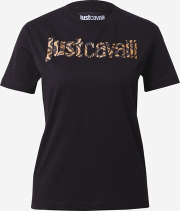 Just Cavalli Μπλουζάκι σε μαύρο: μπροστά