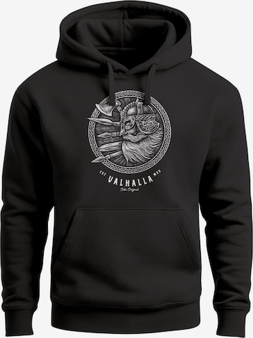 Neverless Sweatshirt 'Odin Valhalla' in Schwarz: Vorderseite