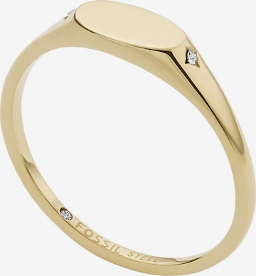 FOSSIL Ring in Gold: front