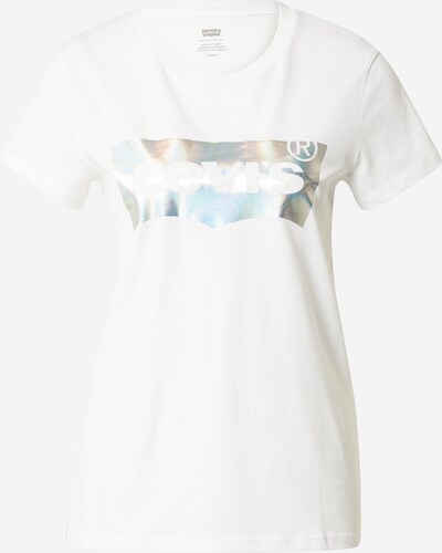 Tricou LEVI'S pe argintiu / alb, Vizualizare produs