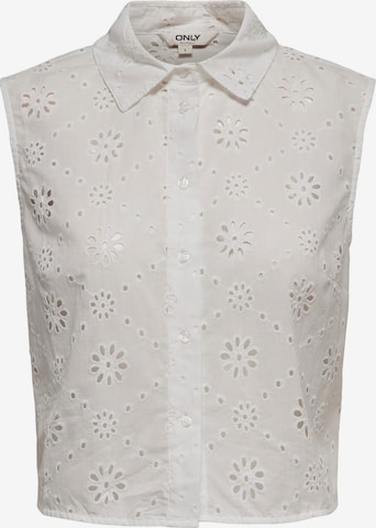 Camicia da donna di ONLY in bianco: frontale