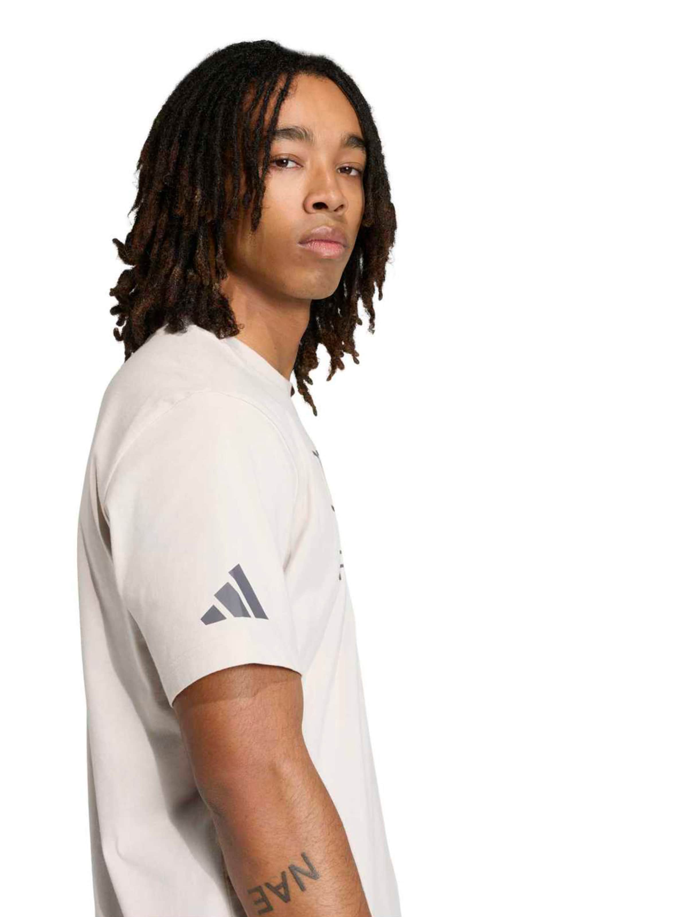 balta ADIDAS SPORTSWEAR Sportiniai marškinėliai 'AU DNA'
