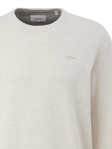 s.Oliver Pullover 'Basic'‌‌‌‌ in Weiß