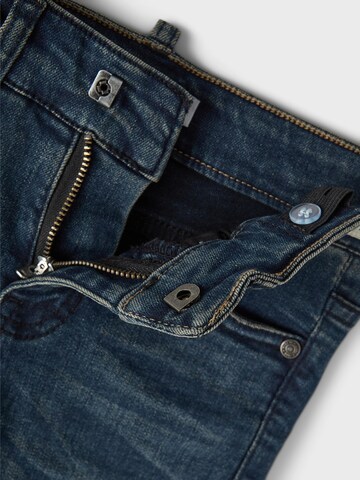 Skinny Jean 'Pete' NAME IT en bleu