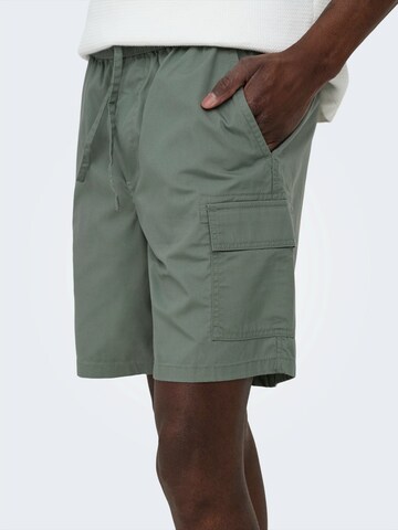 Only & Sons Normalny krój Bojówki 'ONSKAL' w kolorze szary