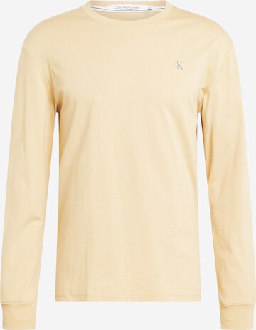 Calvin Klein Jeans Shirt 'Institutional' in Beige: voorkant