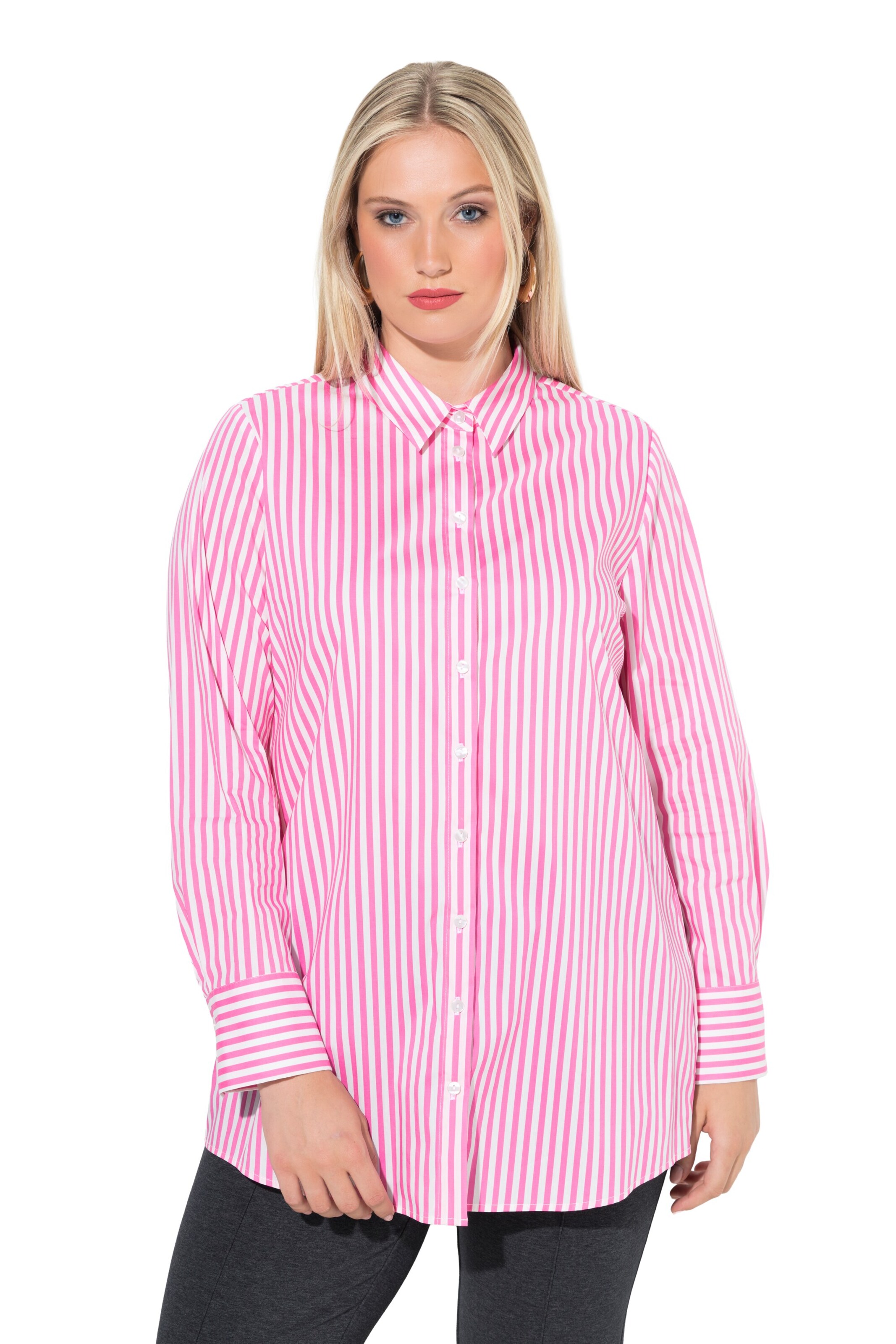 Ulla Popken Bluse in Pink: Vorderseite