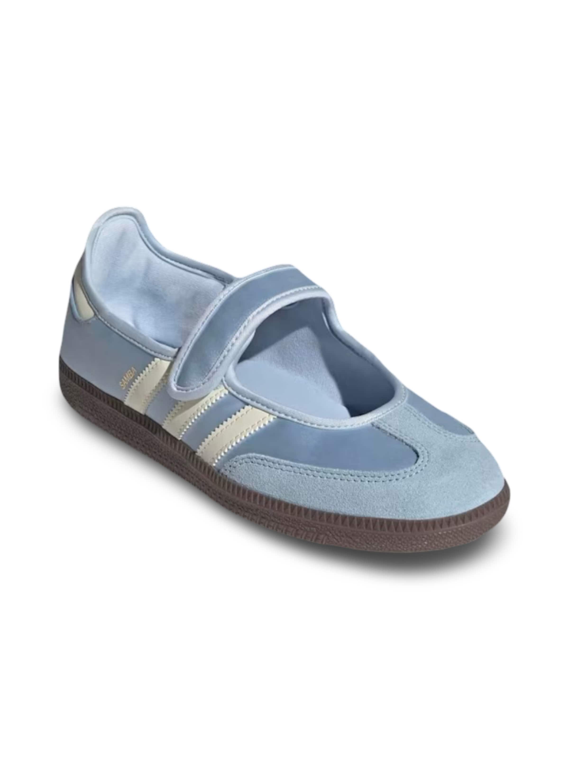 ADIDAS ORIGINALS Riemchenballerina 'Samba Jane Crystal Sky'‌ in Blau: Vorderseite