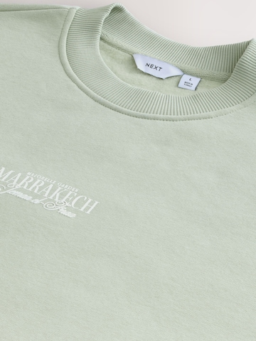 Next Sweatshirt i grön