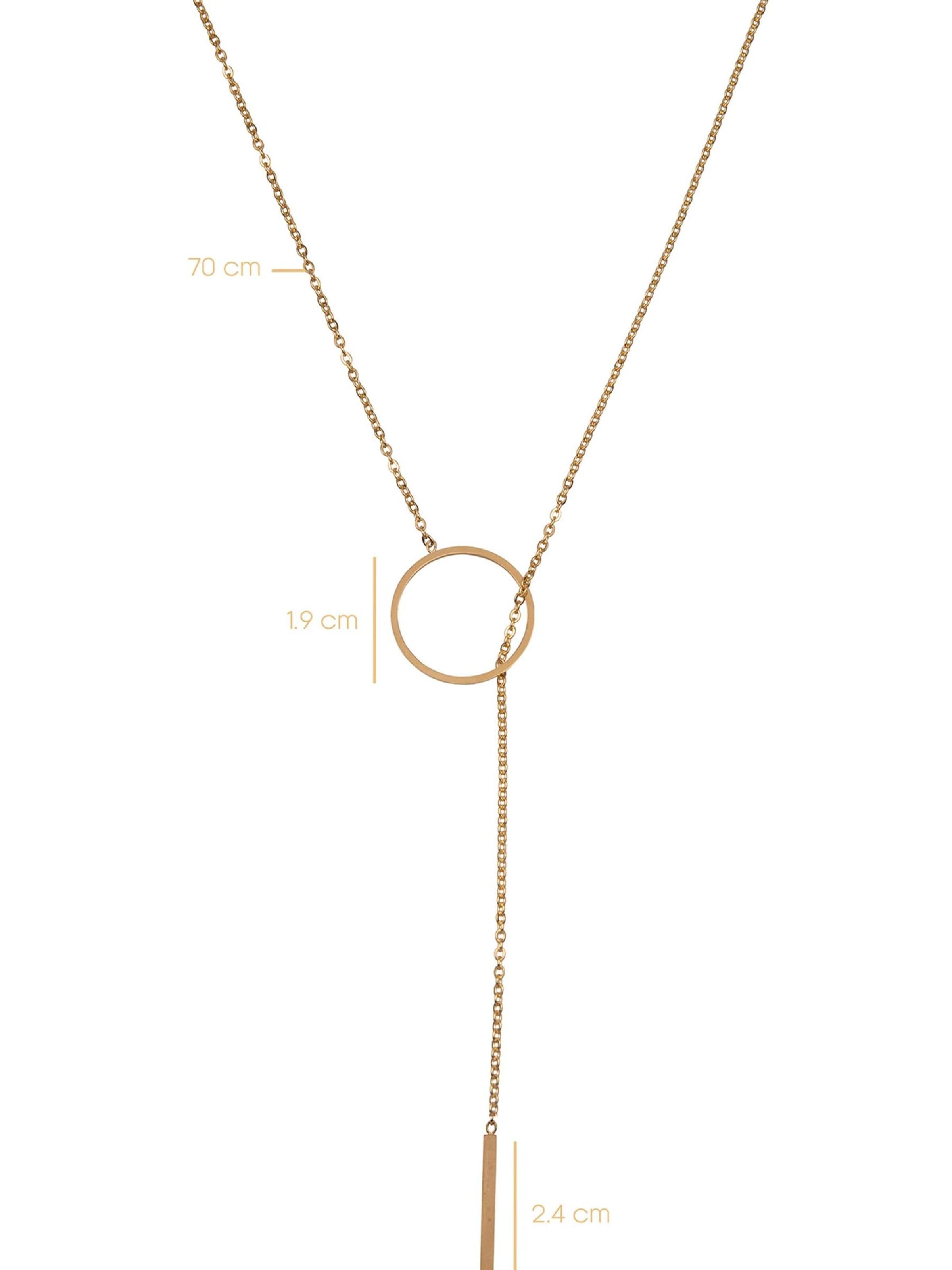 Chic by Lirette Necklace 'Necklace Circle Bar' in Gold