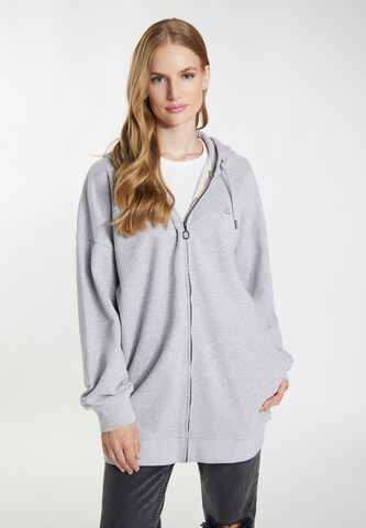 DreiMaster Vintage Sweat jacket 'Imane' in Grey: front