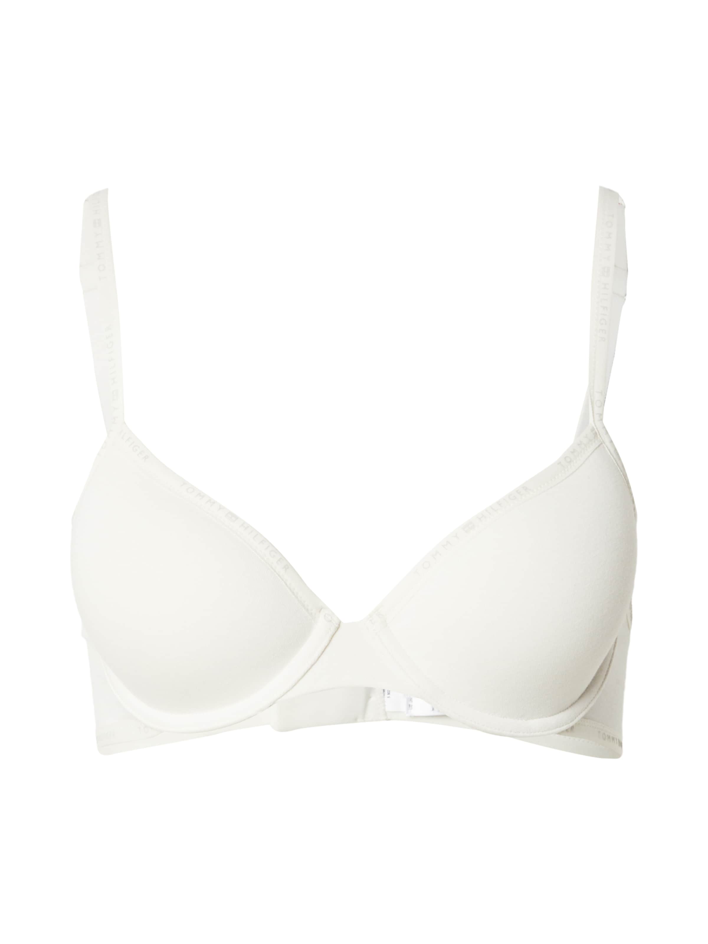 Sutien de tricou Sutien 'DEMI' de la Tommy Hilfiger Underwear pe alb: față