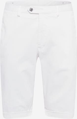 Oscar Jacobson Regular Chino 'Declan' in Wit: voorkant