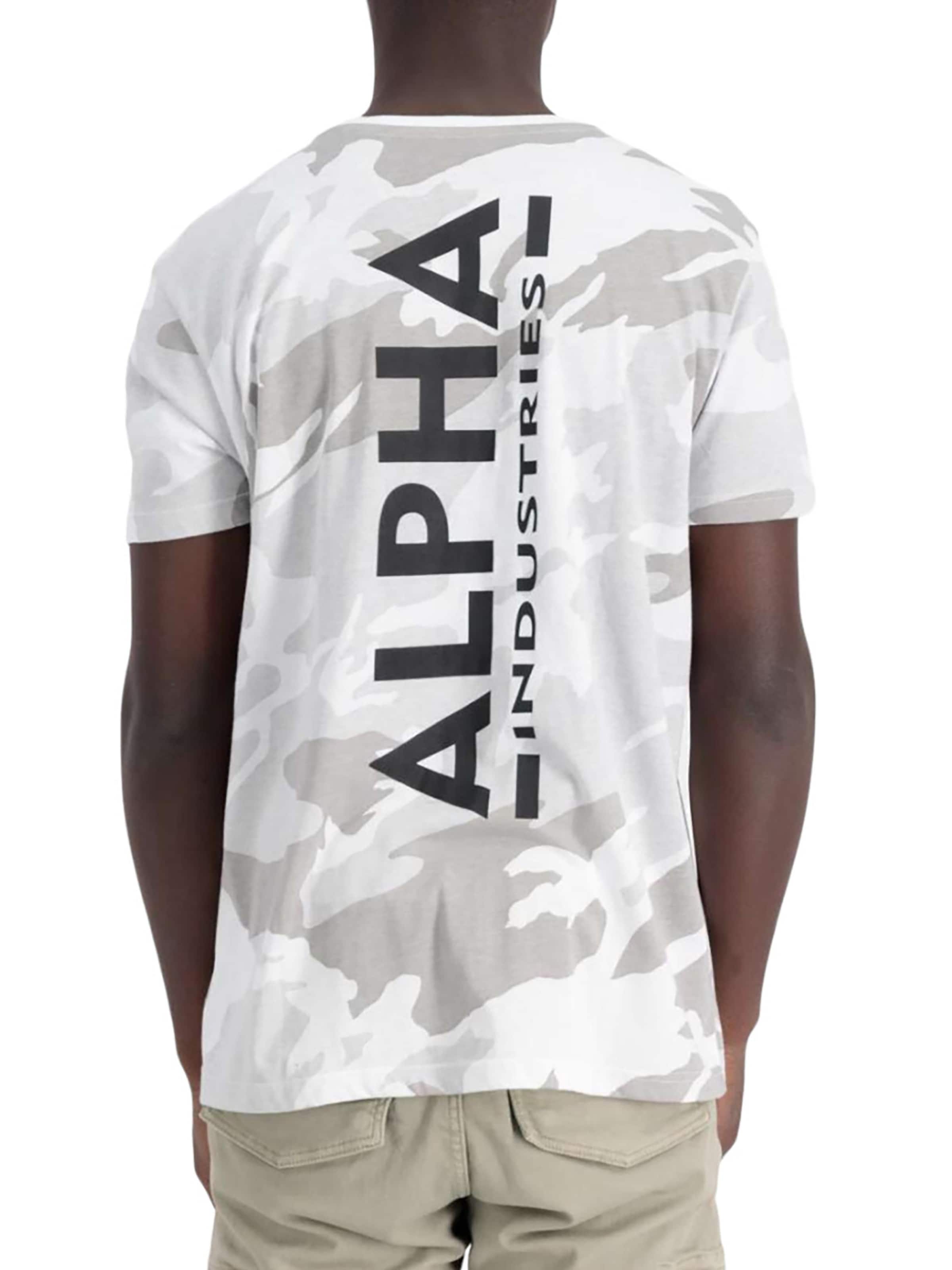 ALPHA INDUSTRIES Shirt‌‌‌‌‌‌‌‌ in Weiß