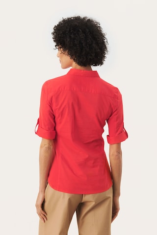 Chemisier 'Cortnia' Part Two en rouge