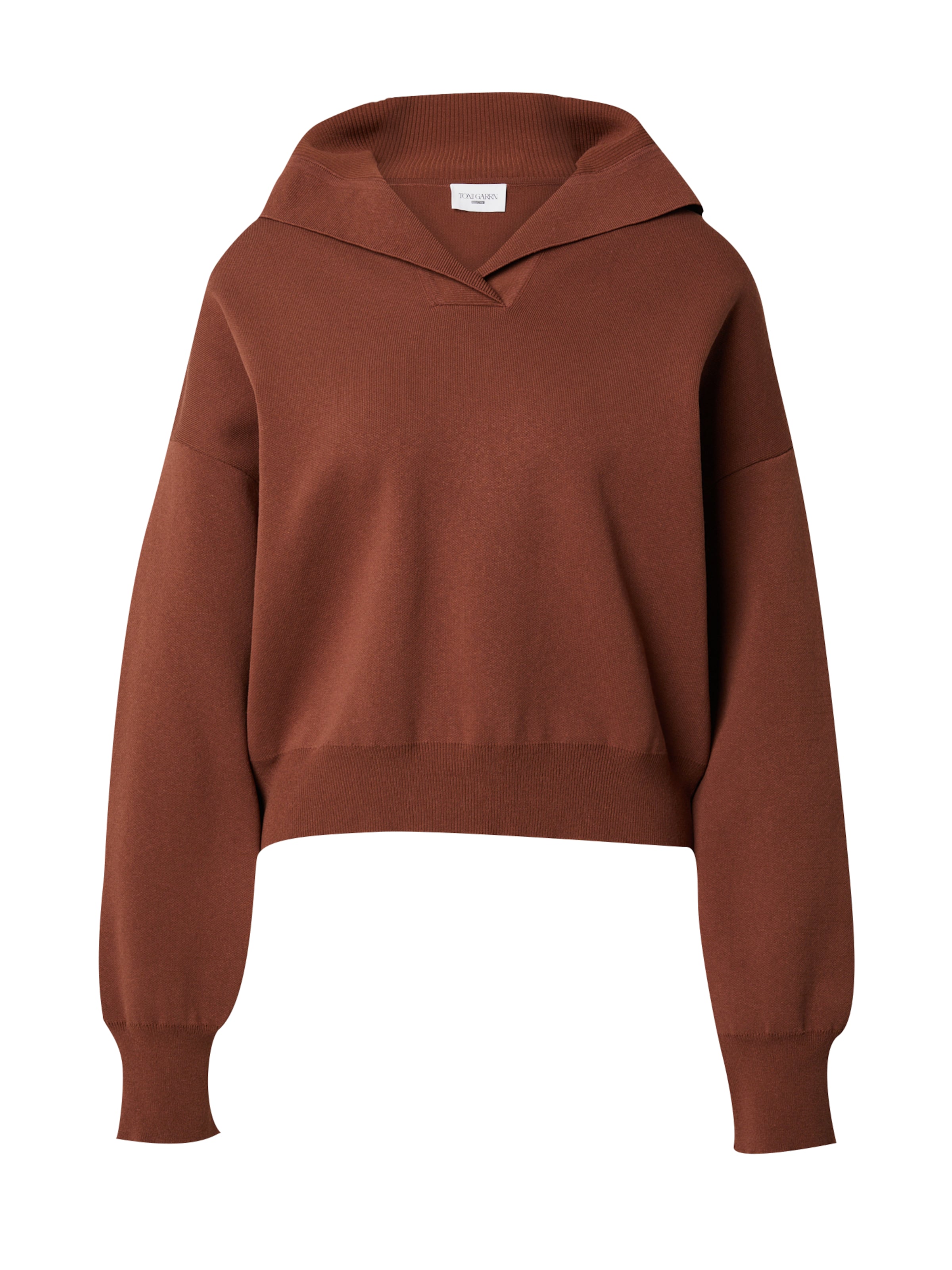 ABOUT YOU x Toni Garrn Sweater 'Carmen' in Brown: front