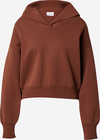 ABOUT YOU x Toni Garrn Sweater 'Carmen' in Brown: front