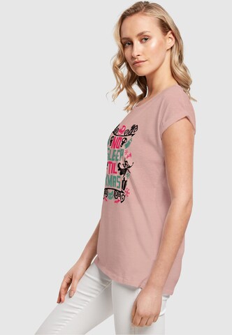 T-shirt 'The Nightmare Before Christmas - No Sleep' ABSOLUTE CULT en rose