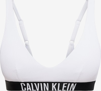 Bikinio viršutinė dalis 'Intense Power' iš Calvin Klein Swimwear, spalva – juoda / balta, Prekių apžvalga