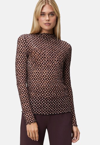 zero Shirt in Braun: Vorderseite