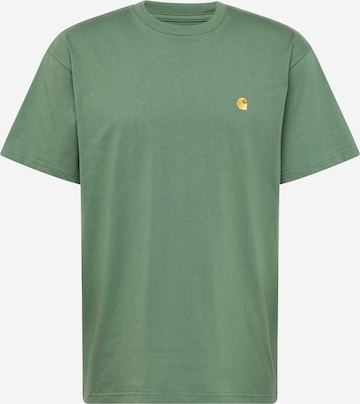 Carhartt WIP Shirt 'Chase' in Groen: voorkant