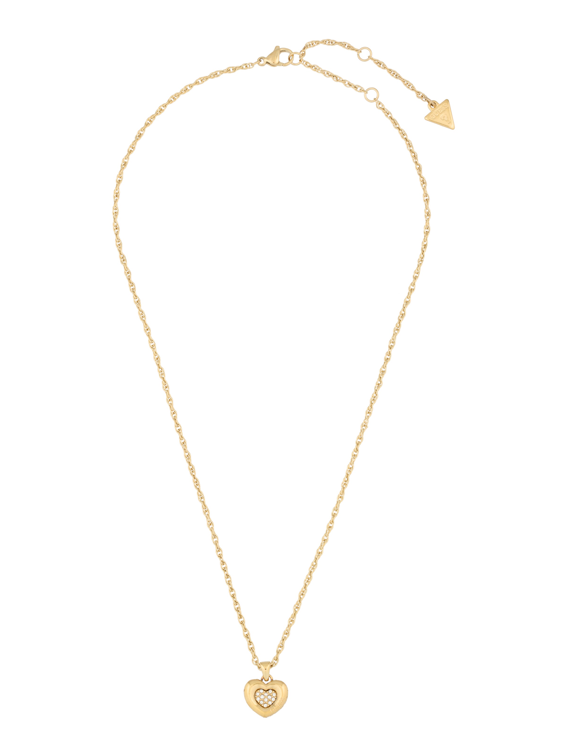 GUESS Kette 'L.O.V.E.' in Gold: Vorderseite