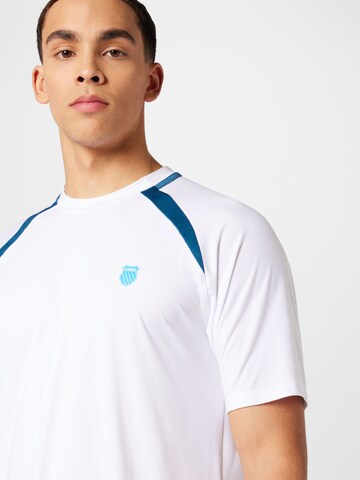 K-Swiss Performance Sportshirt 'HYPERCOURT' in Weiß