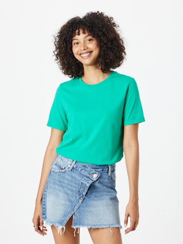 PIECES Shirt 'RIA' in Green: front