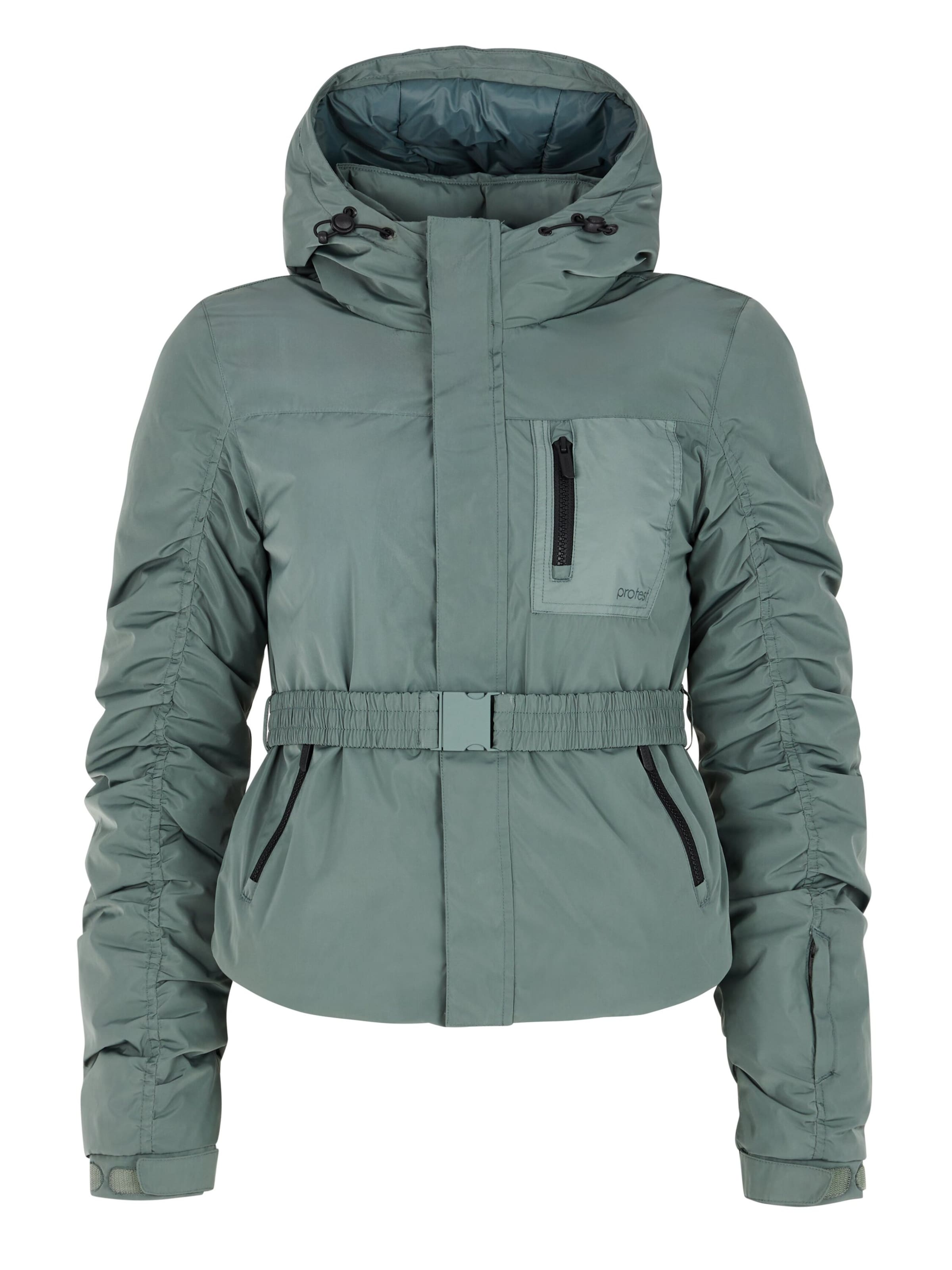 PROTEST Sportjacke 'PRTJAXX' in Grün: Vorderseite