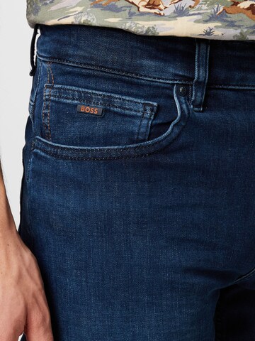 BOSS Slimfit Jeans 'Delaware' in Blauw