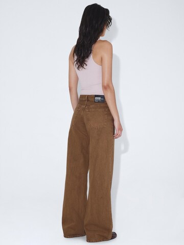 Dr. Denim Regular Jeans 'Rhue Wide' in Brown