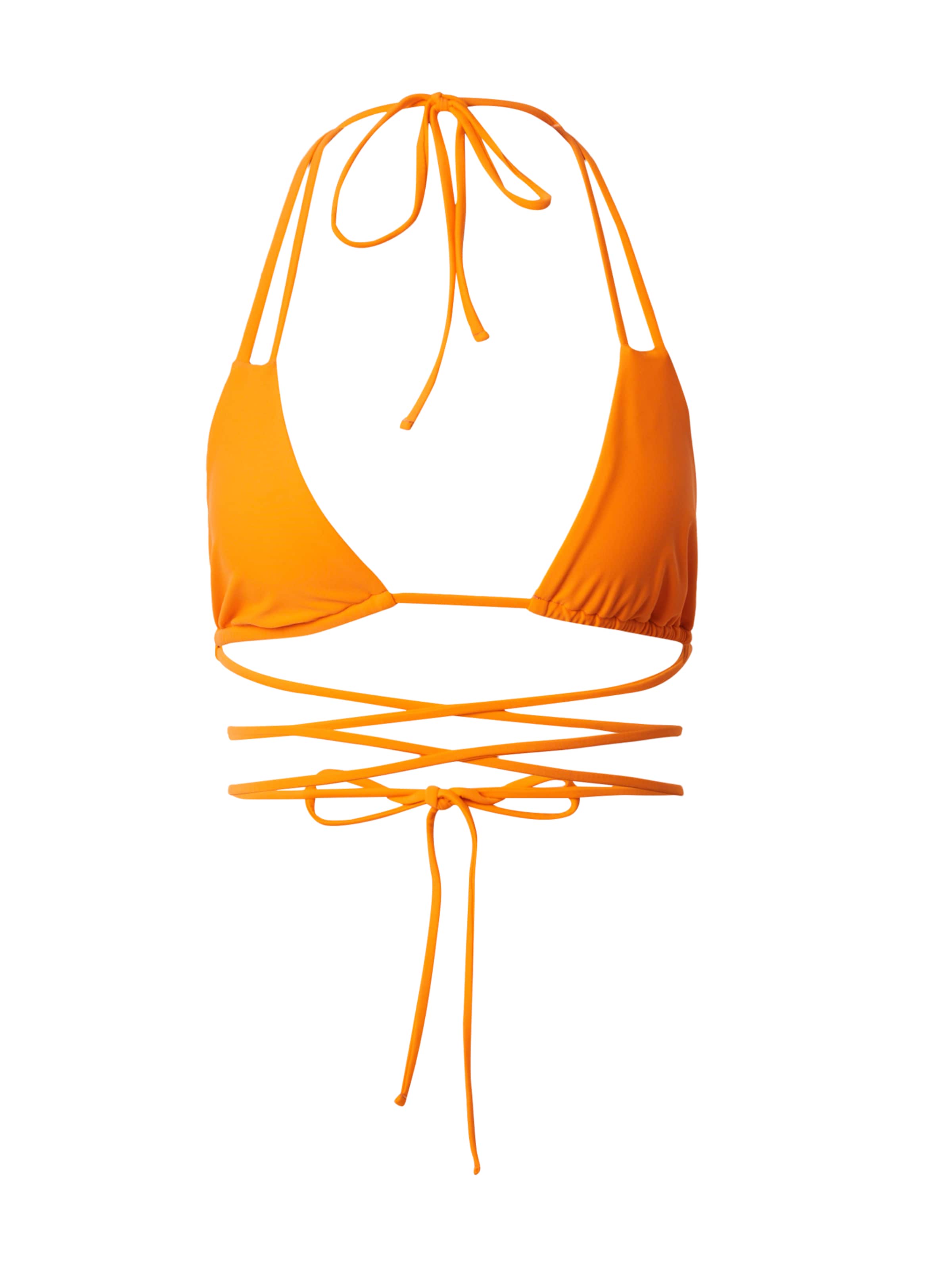 LeGer by Lena Gercke Trikotni nedrčki Bikini zgornji del 'Alanis' | oranžna barva: sprednja stran
