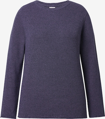 mėlyna Ulla Popken Megztinis: priekis