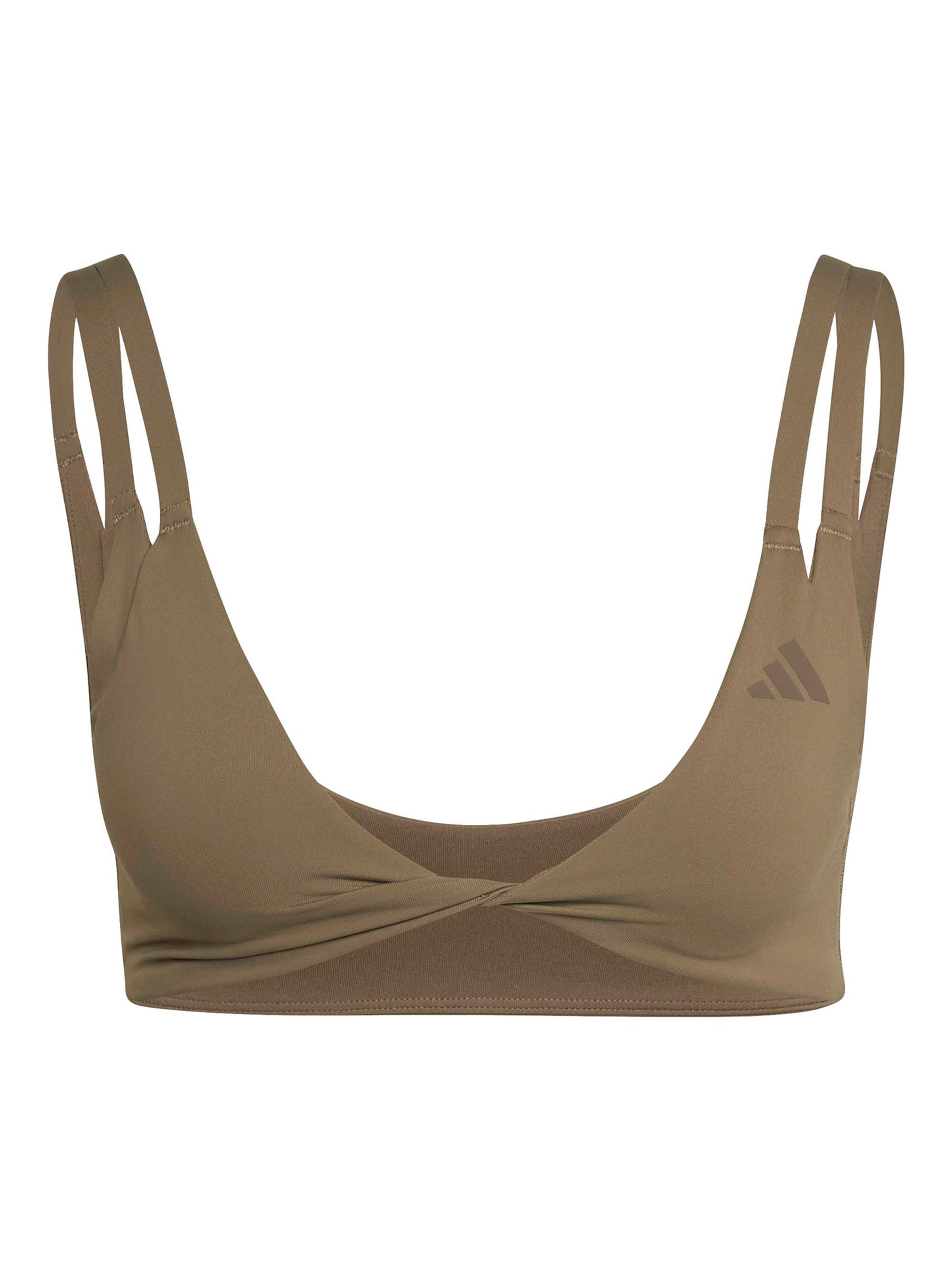 ADIDAS PERFORMANCE Bustier Biustonosz sportowy w kolorze zielony: przód