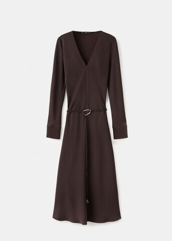 MANGO Dress 'marine' in Brown