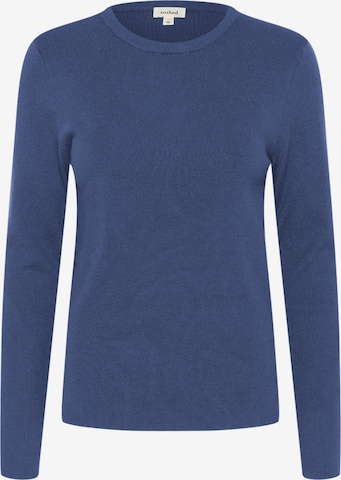 SOAKED IN LUXURY Trui 'Spina' in Blauw: voorkant
