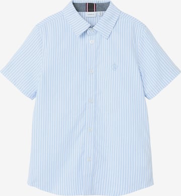 NAME IT Regular Fit Paita 'NEWSA' värissä sininen: etupuoli