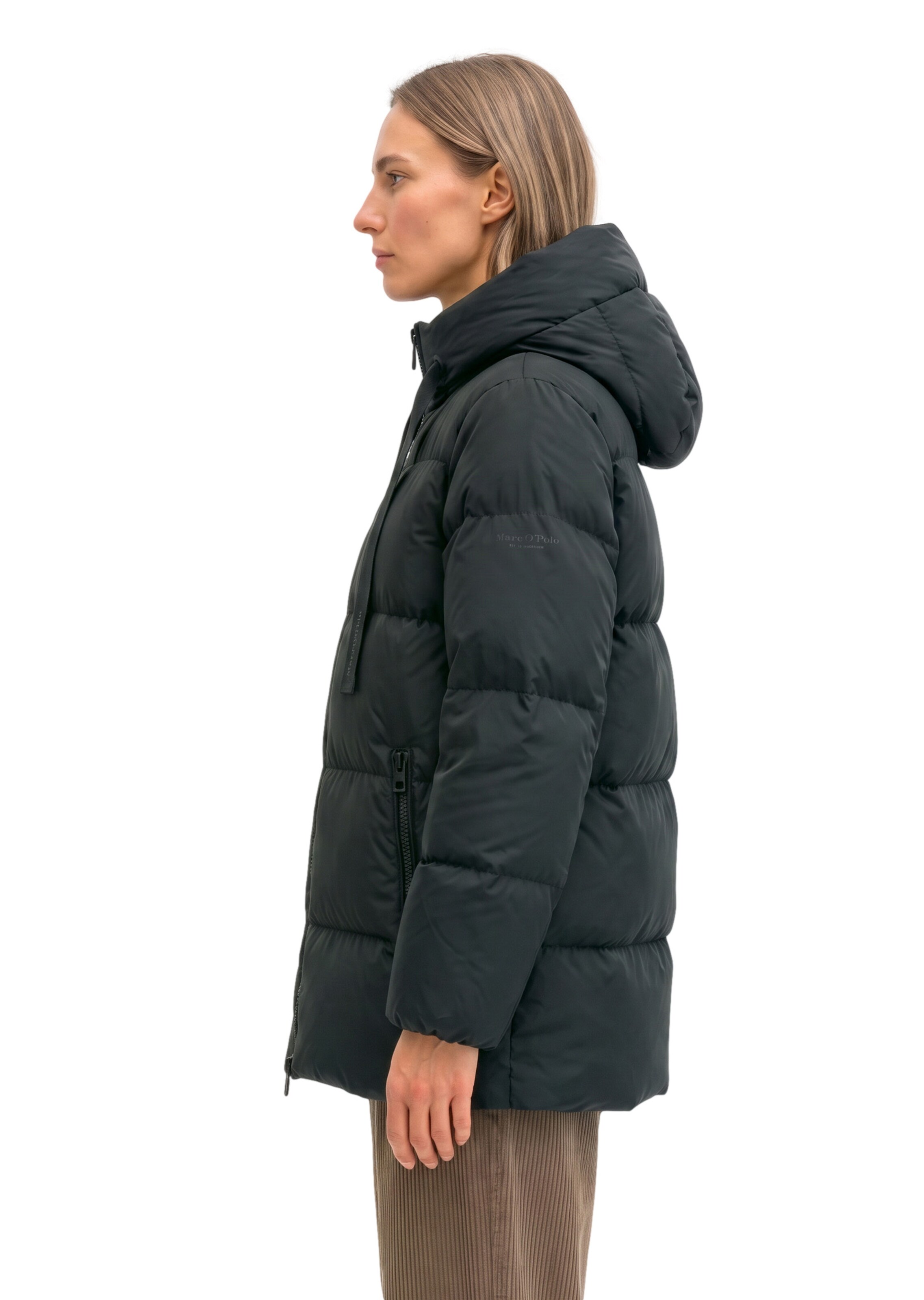 Veste d’hiver Marc O'Polo en noir : sur le côté