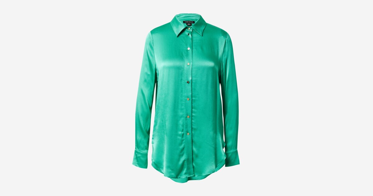 karen millen damen blusen tops shirts trägershirt damen Karen Millen Bluse in Jade ABOUT YOU