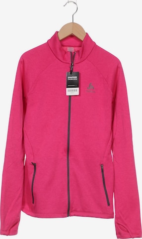ODLO Sweatshirt & Zip-Up Hoodie in M in Pink: front