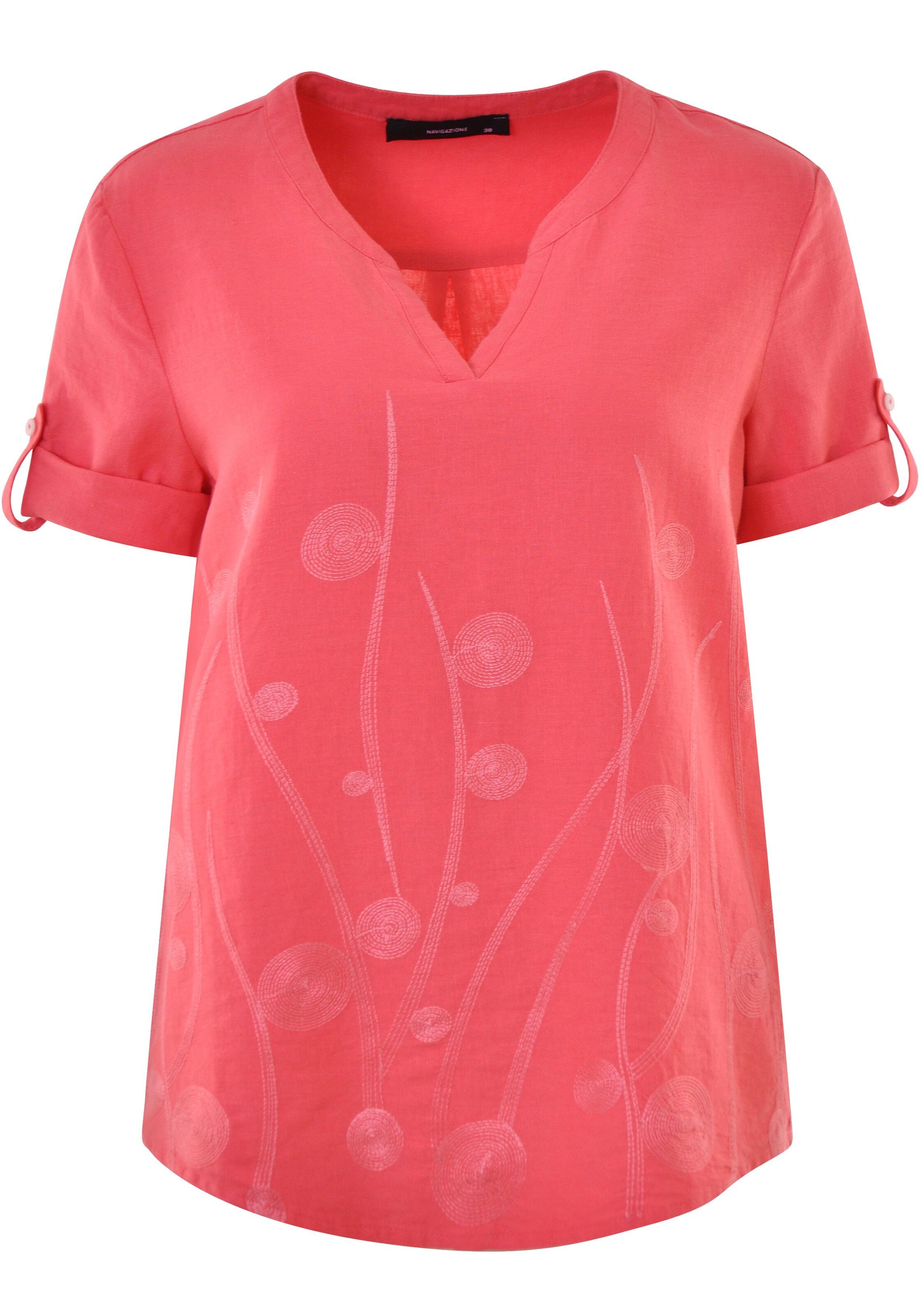 Navigazione Bluse in Rot: Vorderseite