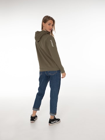 PROTEST Sweater 'CLASSIC LOGO HOODY' in Green